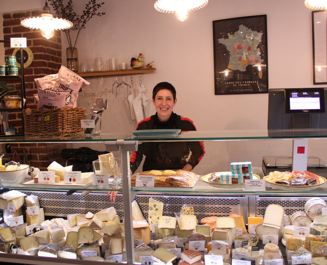 Marie AUDOUX-PAUGOY fondatrice de la fromagerie Marie