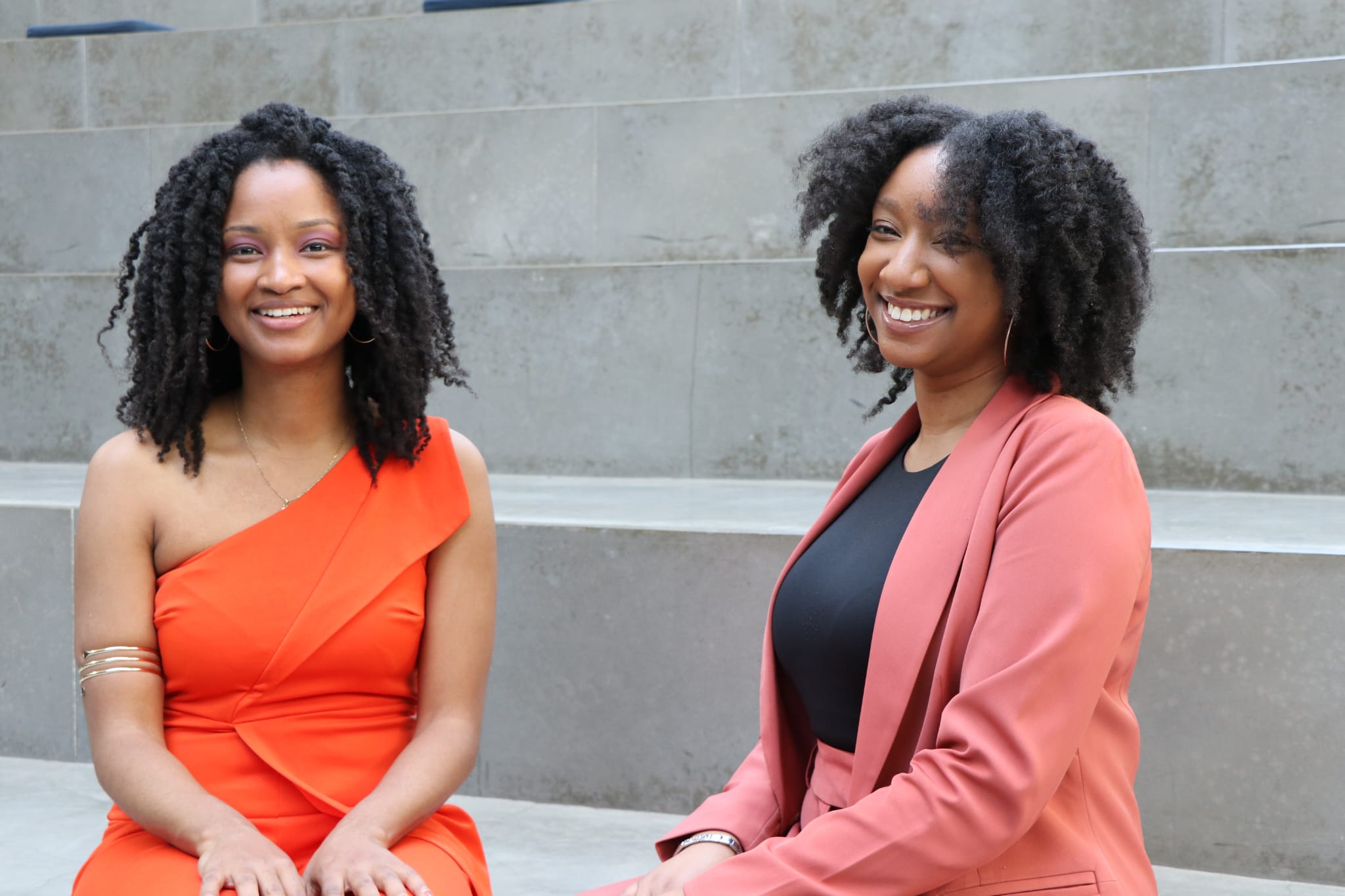 Emoni Louison et Francia Charles, directrice et fondatrice de Texture Académie