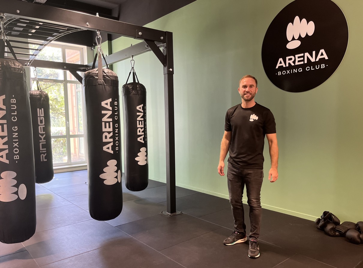 Victor Bas, fondateur d'Arena Boxing Club